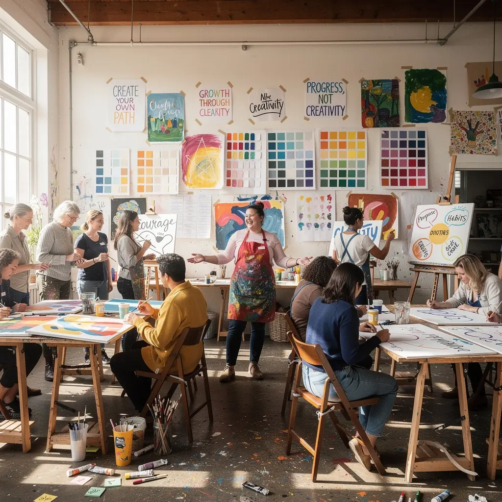 Digitāls kurss par personīgo attīstību ar vadītiem vingrinājumiem.